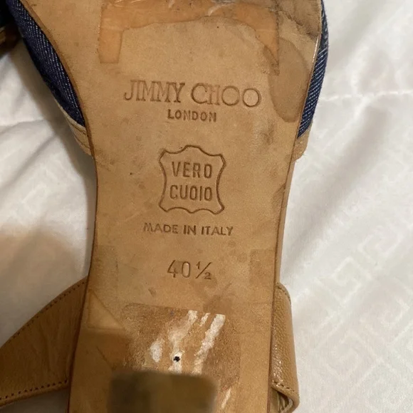 🔥 🔥 🔥 denim Jimmy Choo Heels - Picture 9 of 12
